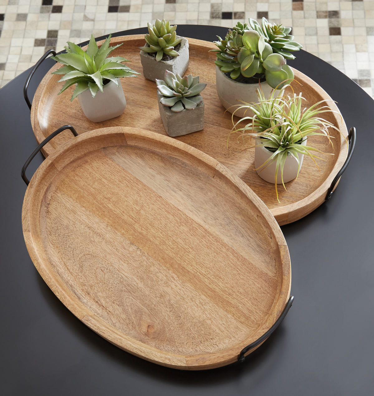 Best Deals Furniture - Ashley Furniture - Jocelyne Tray (Set of 2) - Tray Set (Set of 2) - A2000455