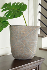 Best Deals Furniture - Ashley Furniture - Ardenley Vase (Set of 2) - Vase (2/CS) / Antique Gold Finish - A2000608
