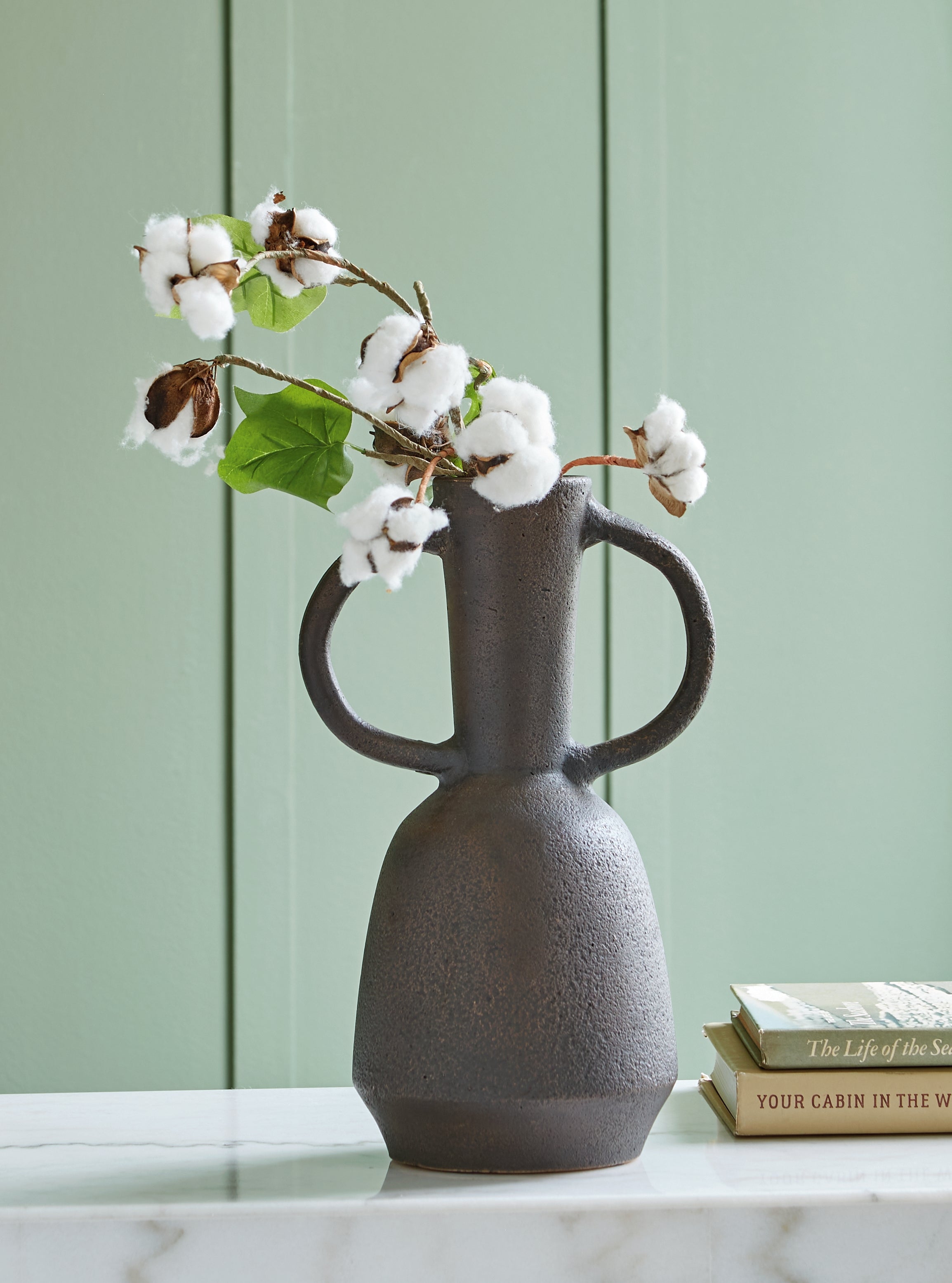 Best Deals Furniture - Ashley Furniture - Aadeen Vase - Vase / Distressed Brown - A2000673