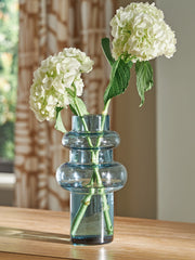 Best Deals Furniture - Ashley Furniture - Vallmen Vase - Vase / Blue - A2000800