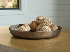 Best Deals Furniture - Ashley Furniture - Wallmen Tray - Tray / Champagne Gold Finish - A2000817