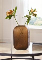 Best Deals Furniture - Ashley Furniture - Capard Vase - Vase / Brown - A2900004