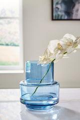 Best Deals Furniture - Ashley Furniture - Bealen Vase - Vase / Dark Blue - A2900012