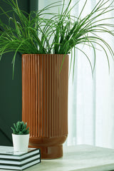 Best Deals Furniture - Ashley Furniture - Avalyah Vase (Set of 2) - Vase (2/CS) / Burnt Umber - A2900023