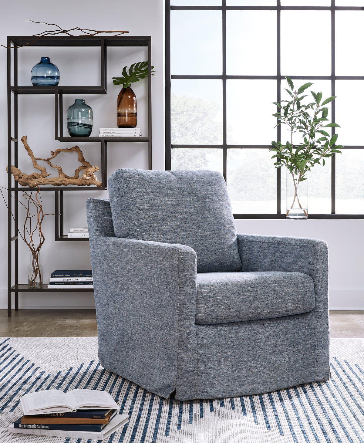 Best Deals Furniture - Ashley Furniture - Nenana Next-Gen Nuvella Swivel Glider Accent Chair - Swivel Glider Accent Chair - A3000646