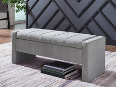 Best Deals Furniture - Ashley Furniture - Akselman Storage Bench - Storage Bench / Gray / 50"W x 19"D x 19"H - A3000744