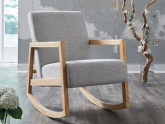 Best Deals Furniture - Ashley Furniture - Wychworth Accent Chair - Accent Chair / Gray/Natural - A3000745