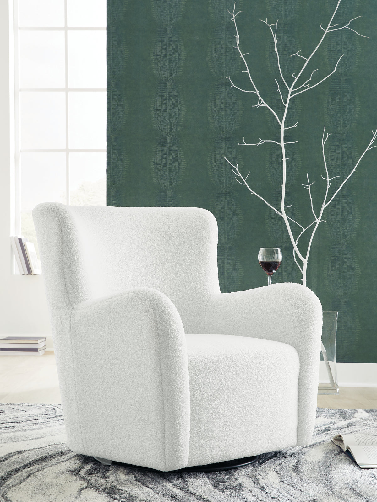 Best Deals Furniture - Ashley Furniture - Rowenburg Swivel Glider Accent Chair - Swivel Glider Accent Chair - A3000797