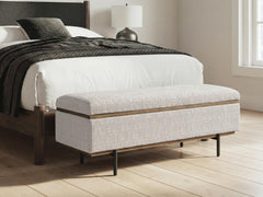 Best Deals Furniture - Ashley Furniture - Dettaford Next-Gen Nuvella Storage Bench - Storage Bench - A3000848