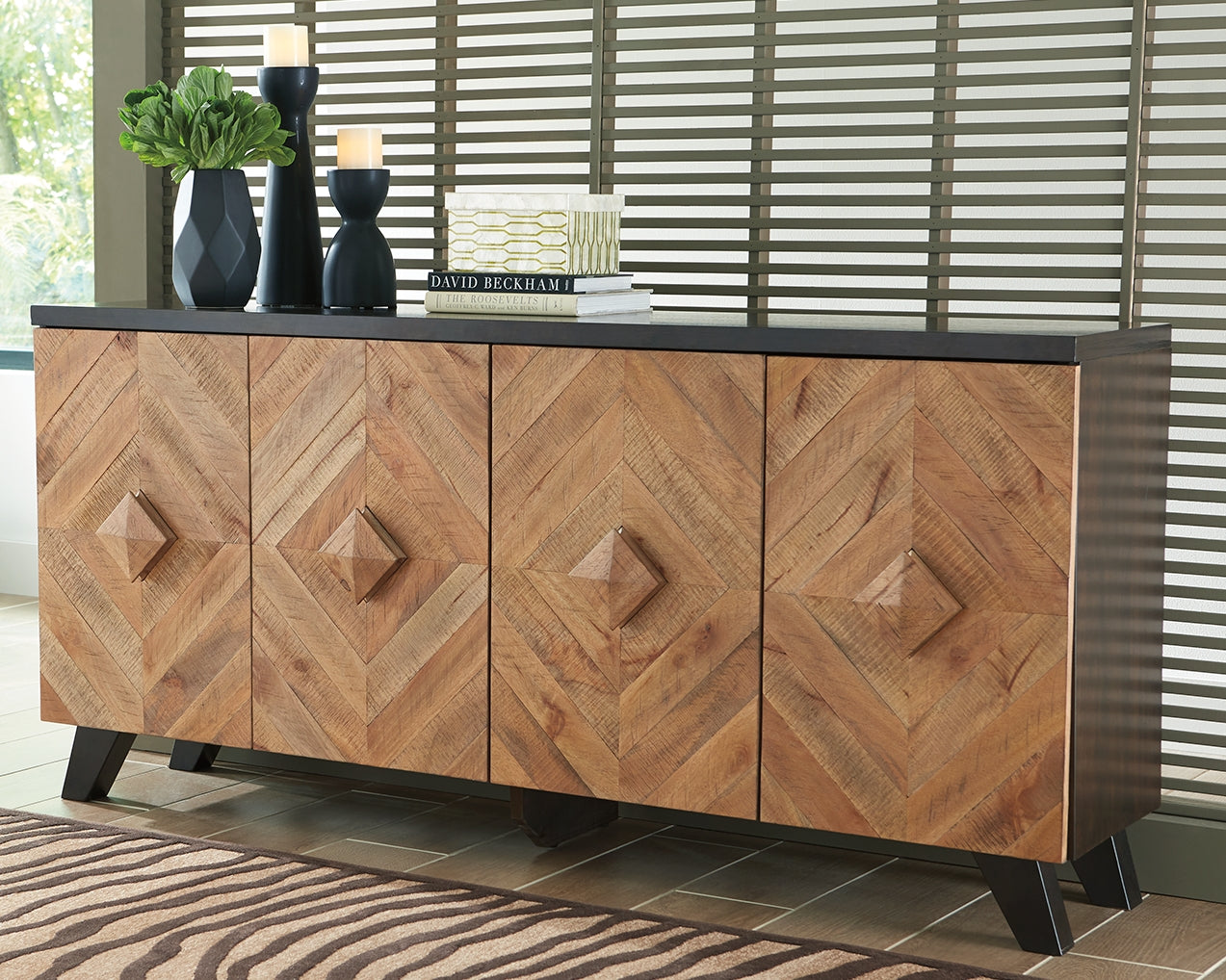 Best Deals Furniture - Ashley Furniture - Robin Ridge Accent Cabinet - Accent Cabinet / Two-tone Brown - A4000031