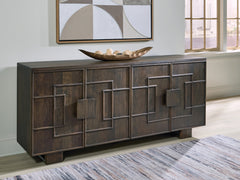 Best Deals Furniture - Ashley Furniture - Cato Accent Cabinet - Accent Cabinet / Dark Brown - A4000682