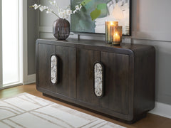 Best Deals Furniture - Ashley Furniture - Elliston Accent Cabinet - Accent Cabinet / Espresso Brown - A4000683