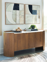 Best Deals Furniture - Ashley Furniture - Fitzroy Accent Cabinet - Accent Cabinet / Brown/White - A4000688