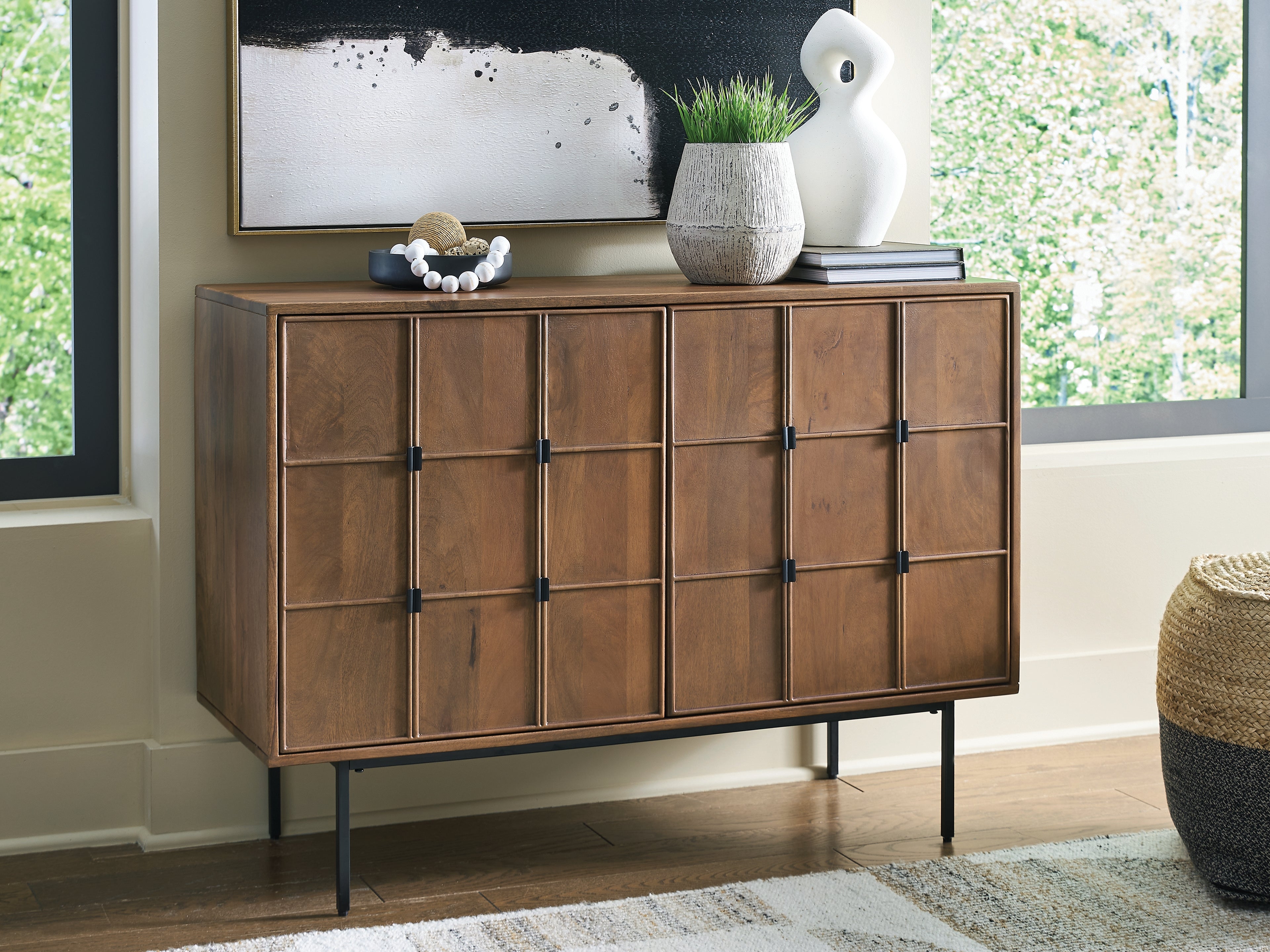 Best Deals Furniture - Ashley Furniture - Juddins Accent Cabinet - Accent Cabinet / Brown - A4000692