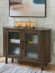 Best Deals Furniture - Ashley Furniture - Mayridge Accent Cabinet - Accent Cabinet / Medium Brown - A4000694