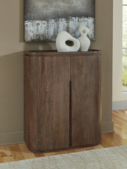 Best Deals Furniture - Ashley Furniture - Landermont Bar Cabinet - Bar Cabinet / Medium Brown - A4000697