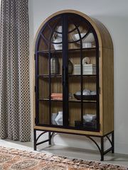 Best Deals Furniture - Ashley Furniture - Gwenwich Accent Cabinet - Accent Cabinet / Natural/Black - A4000704