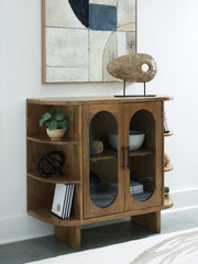 Best Deals Furniture - Ashley Furniture - Niall Accent Cabinet - Accent Cabinet / Light Brown - A4000707