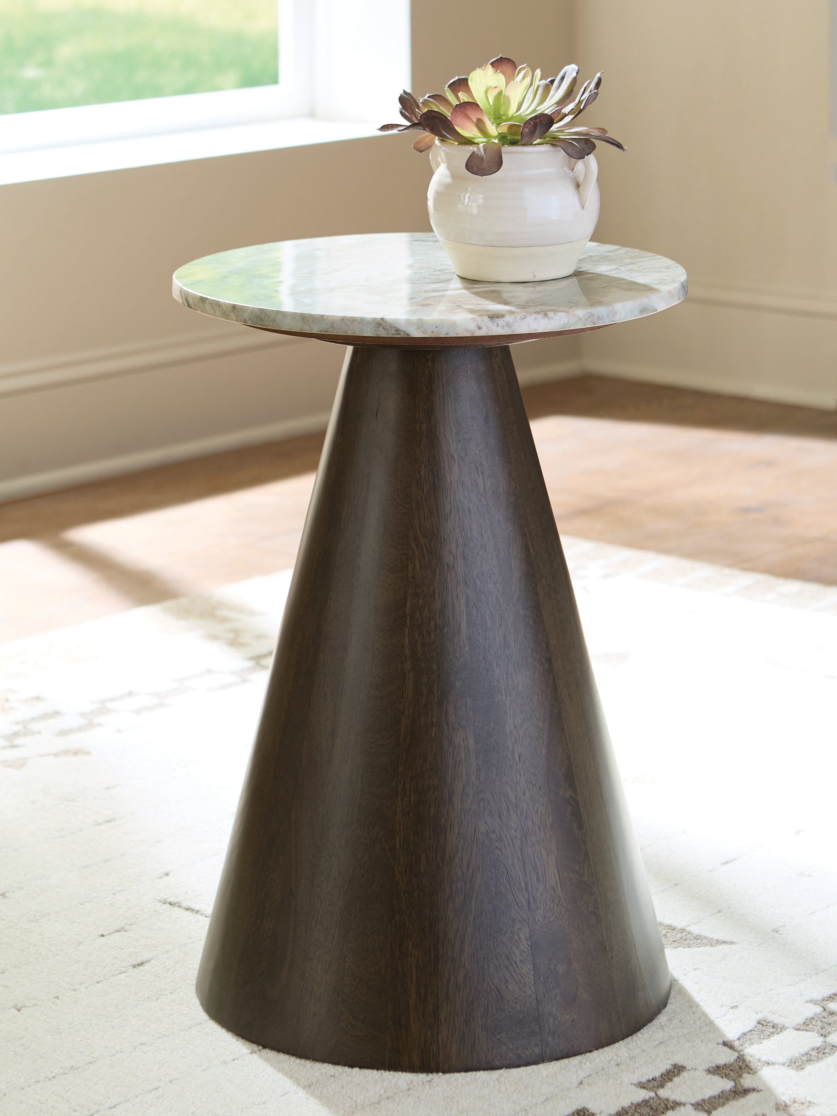 Best Deals Furniture - Ashley Furniture - Waltnor Accent Table - Accent Table / Gray/White/Brown - A4000720