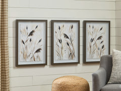 Best Deals Furniture - Ashley Furniture - Honslow Wall Art (Set of 3) - Wall Art Set (3/CN) / Brown/Black/White - A8000506