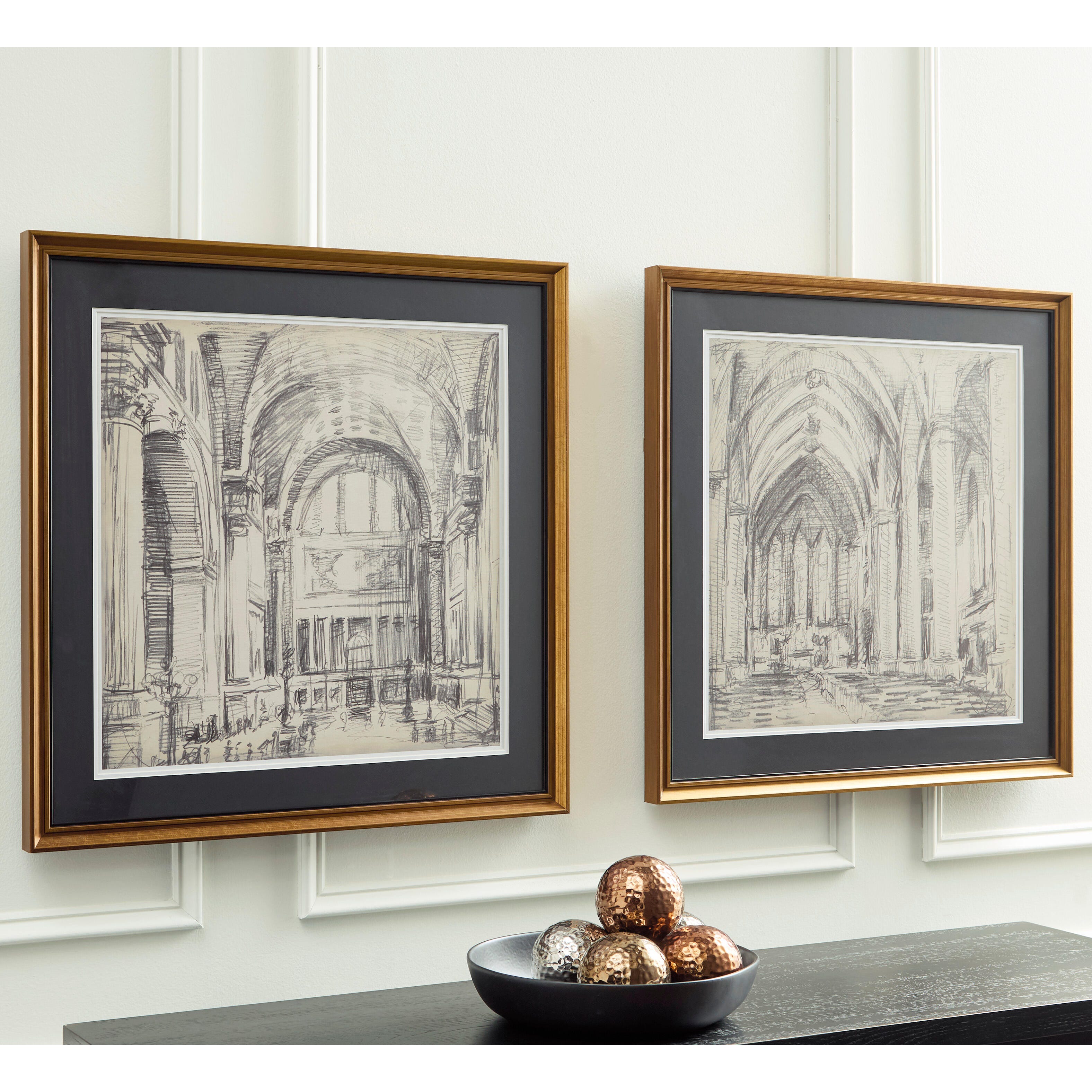 Best Deals Furniture - Ashley Furniture - Downyard Wall Art (Set of 2) - Wall Art Set (Set of 2) - A8000548