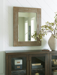 Best Deals Furniture - Ashley Furniture - Waltleigh Accent Mirror - Accent Mirror / Distressed Brown - A8010277