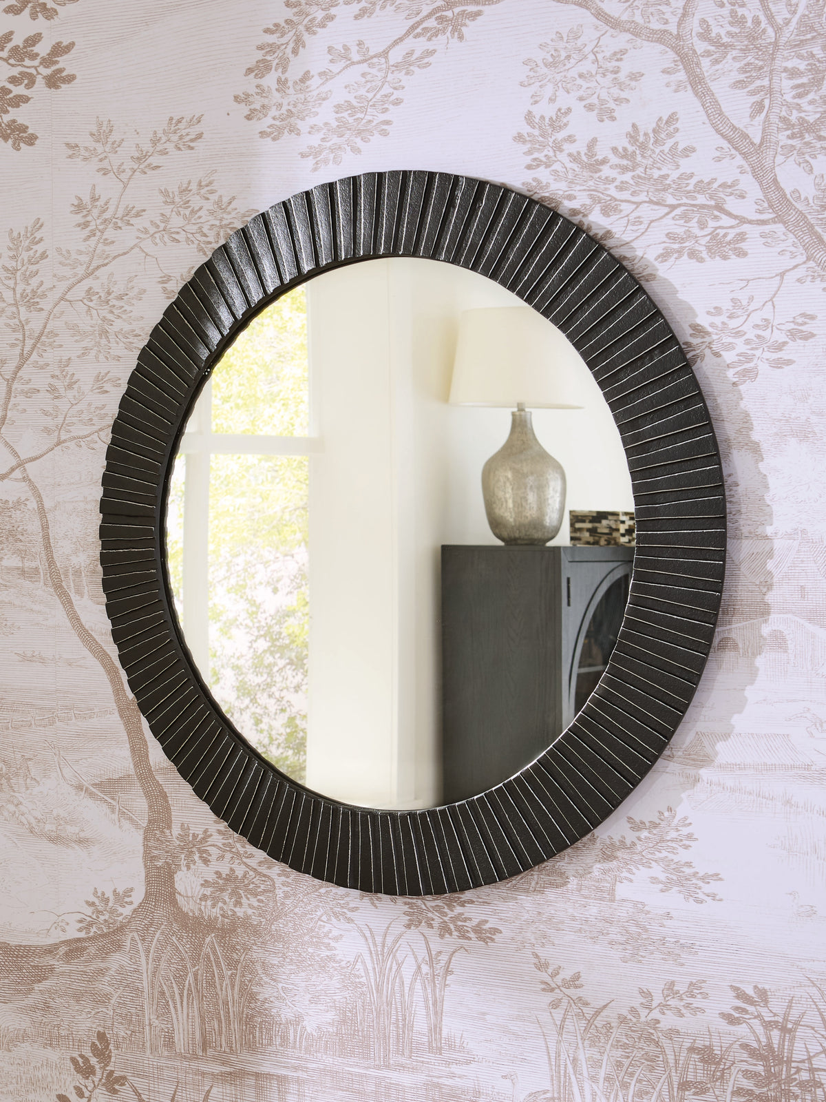 Best Deals Furniture - Ashley Furniture - Ozias Mirror - Accent Mirror / Black - A8010417