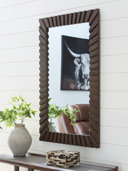 Best Deals Furniture - Ashley Furniture - Advin Mirror - Accent Mirror / Dark Brown - A8010428