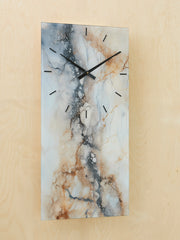 Best Deals Furniture - Ashley Furniture - Teague Wall Clock - Wall Clock / Brown/Gray/Ivory - A8010432