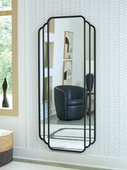 Best Deals Furniture - Ashley Furniture - Antigone Mirror - Floor Mirror / Black - A8010434