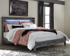 Best Deals Furniture - Ashley Furniture - Baystorm King Panel Bed - King Panel Bed / Gray - B221B11