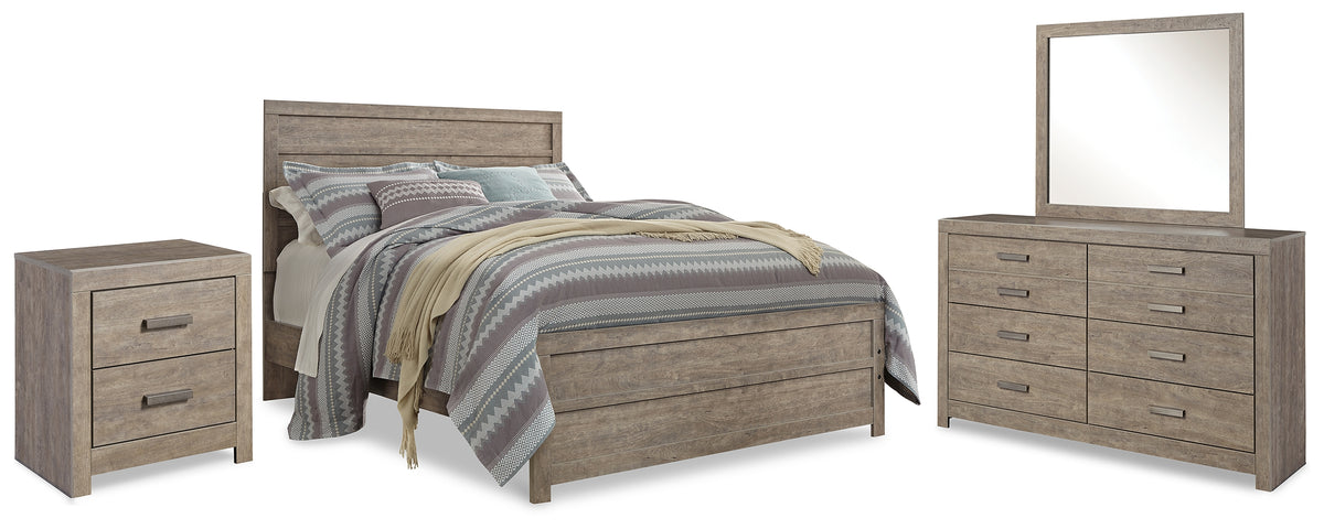 Best Deals Furniture - Ashley Furniture - Culverbach Queen Panel Bed, Dresser, Mirror and Nightstand - Queen Panel Bed, Dresser, Mirror and Nightstand - B070B14