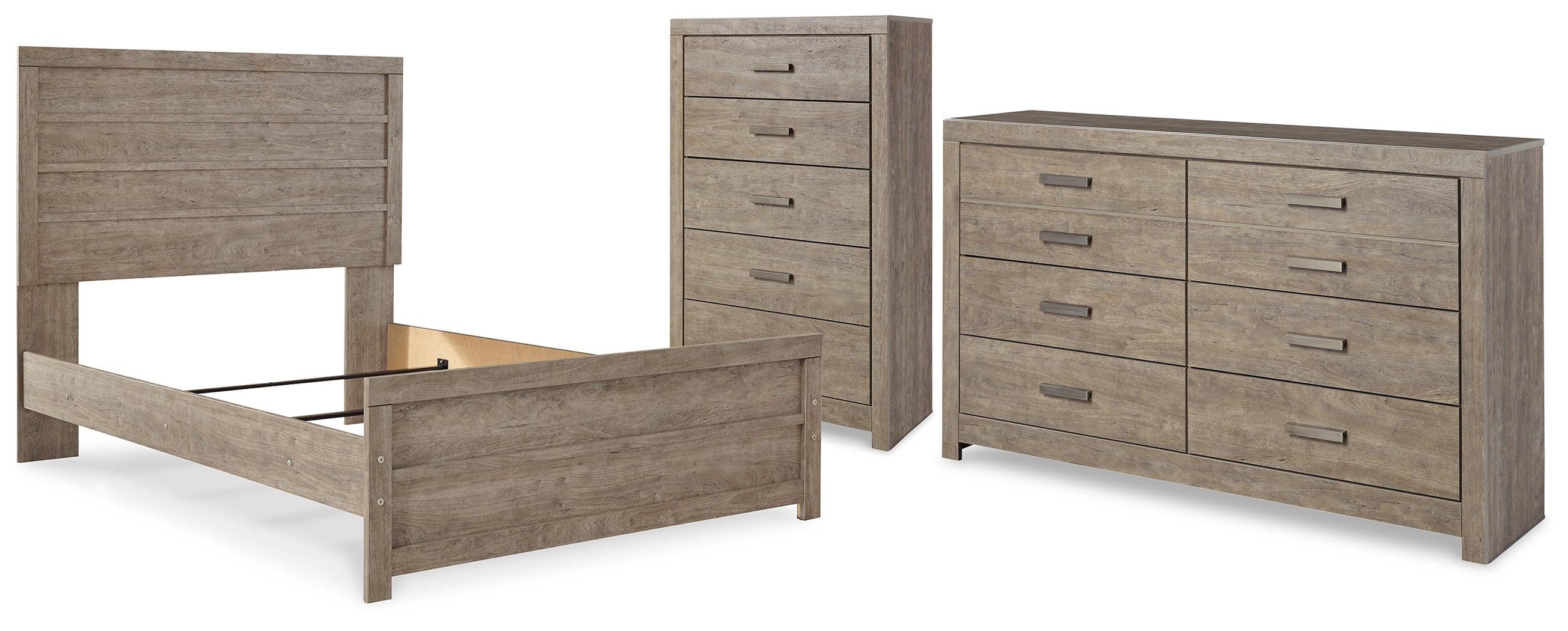 Best Deals Furniture - Ashley Furniture - Culverbach Full Panel Bed, Dresser and Chest - Full Panel Bed, Dresser and Chest - B070B32