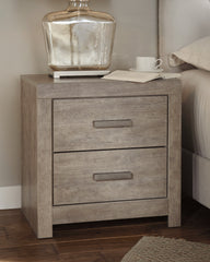 Best Deals Furniture - Ashley Furniture - Culverbach Nightstand - Two Drawer Night Stand / Gray - B070-92