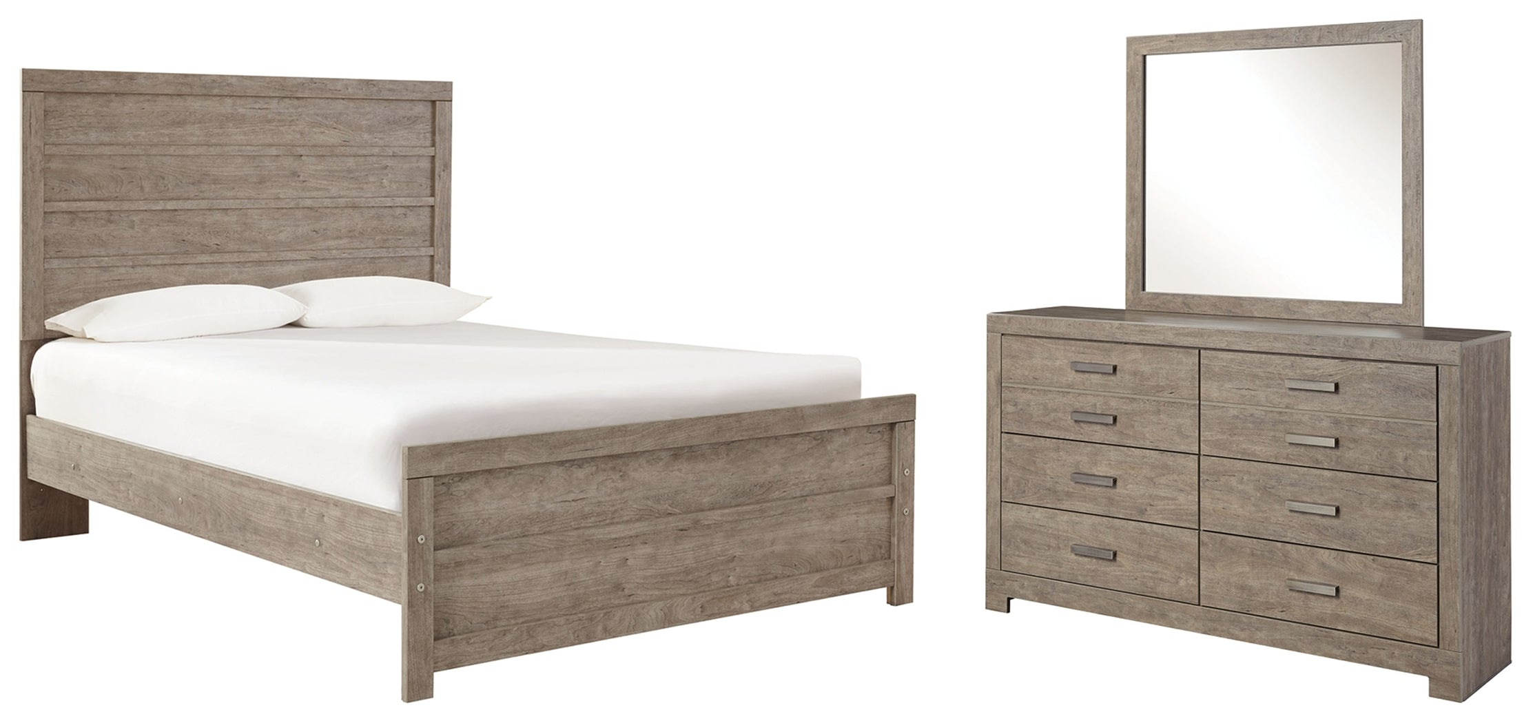 Best Deals Furniture - Ashley Furniture - Culverbach Full Panel Bed, Dresser and Mirror - Full Panel Bed, Dresser and Mirror - B070B6