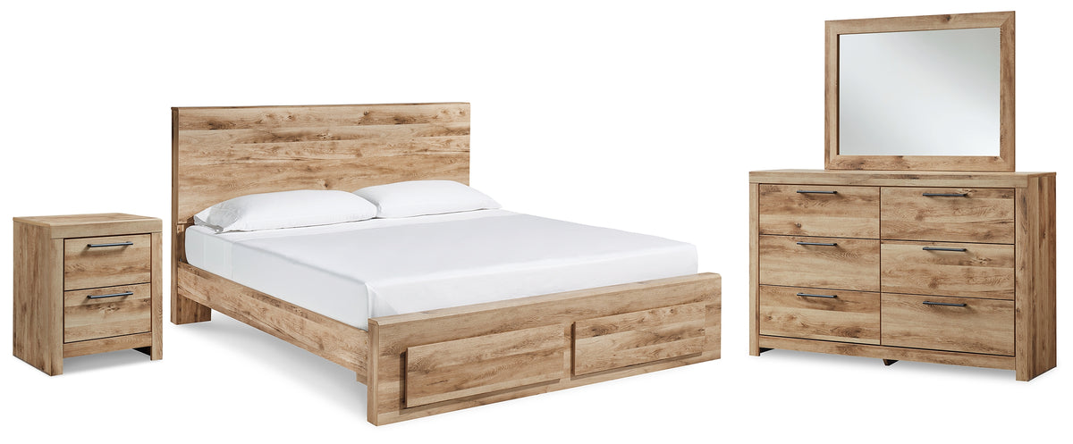 Best Deals Furniture - Ashley Furniture - Hyanna Queen Panel Storage Bed, Dresser, Mirror and Nightstand - Queen Panel Storage Bed, Dresser, Mirror and Nightstand - B1050B15