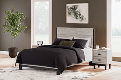 Best Deals Furniture - Ashley Furniture - Vessalli Queen Panel Bed - Queen Panel Bed / Gray - B1036B2