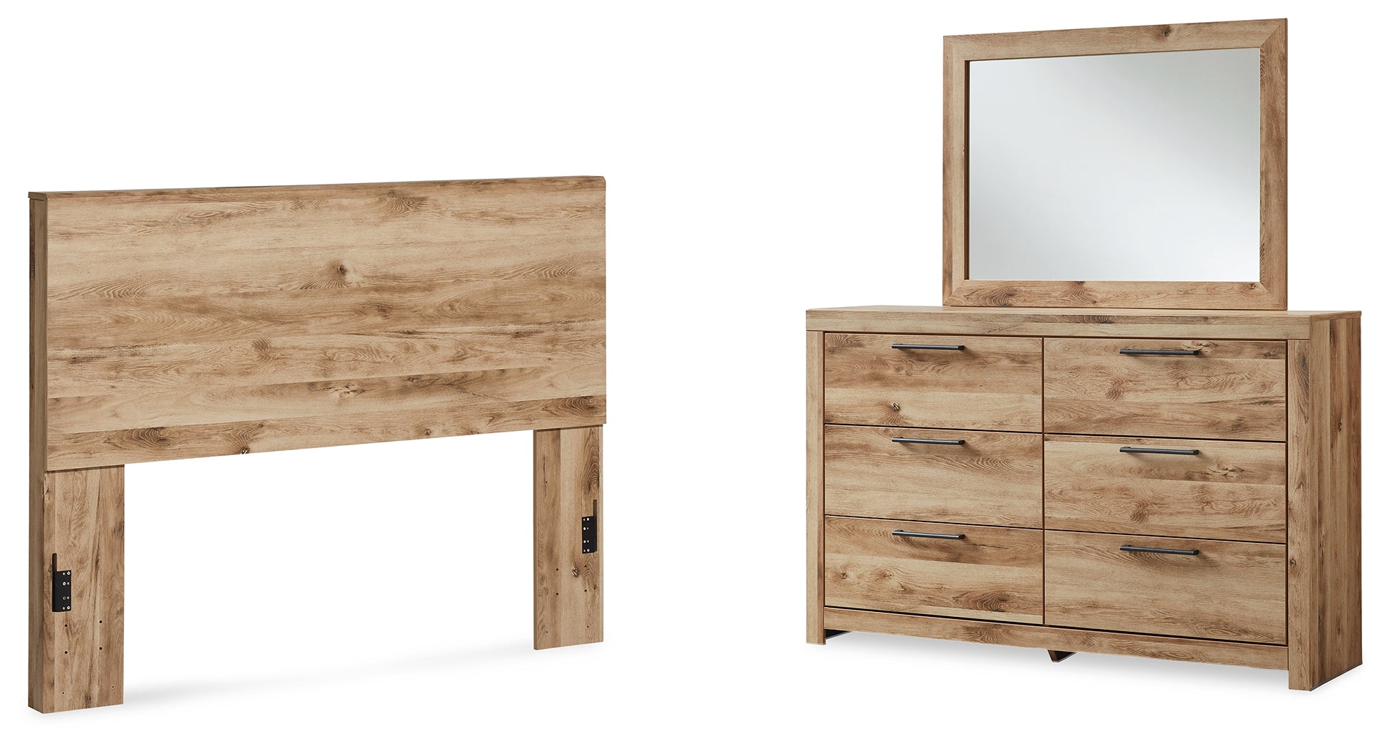 Best Deals Furniture - Ashley Furniture - Hyanna Queen Panel Headboard, Dresser and Mirror - Queen Panel Headboard, Dresser and Mirror - B1050B54