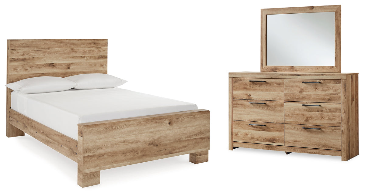 Best Deals Furniture - Ashley Furniture - Hyanna Full Panel Bed, Dresser and Mirror - Full Panel Bed, Dresser and Mirror - B1050B23