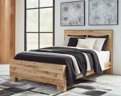 Best Deals Furniture - Ashley Furniture - Hyanna King Panel Bed - King Panel Bed / Tan Brown - B1050B10
