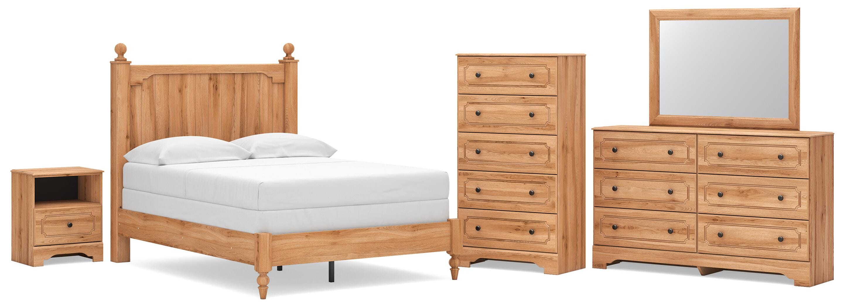Best Deals Furniture - Ashley Furniture - Aleaport Full Panel Bed, Dresser, Mirror, Chest and Nightstand - Full Panel Bed, Dresser, Mirror, Chest and Nightstand - PCB1075B11