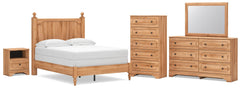 Best Deals Furniture - Ashley Furniture - Aleaport Full Panel Bed, Dresser, Mirror, Chest and Nightstand - Full Panel Bed, Dresser, Mirror, Chest and Nightstand - PCB1075B11