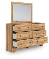 Aleaport Full Panel Bed, Dresser and Mirror