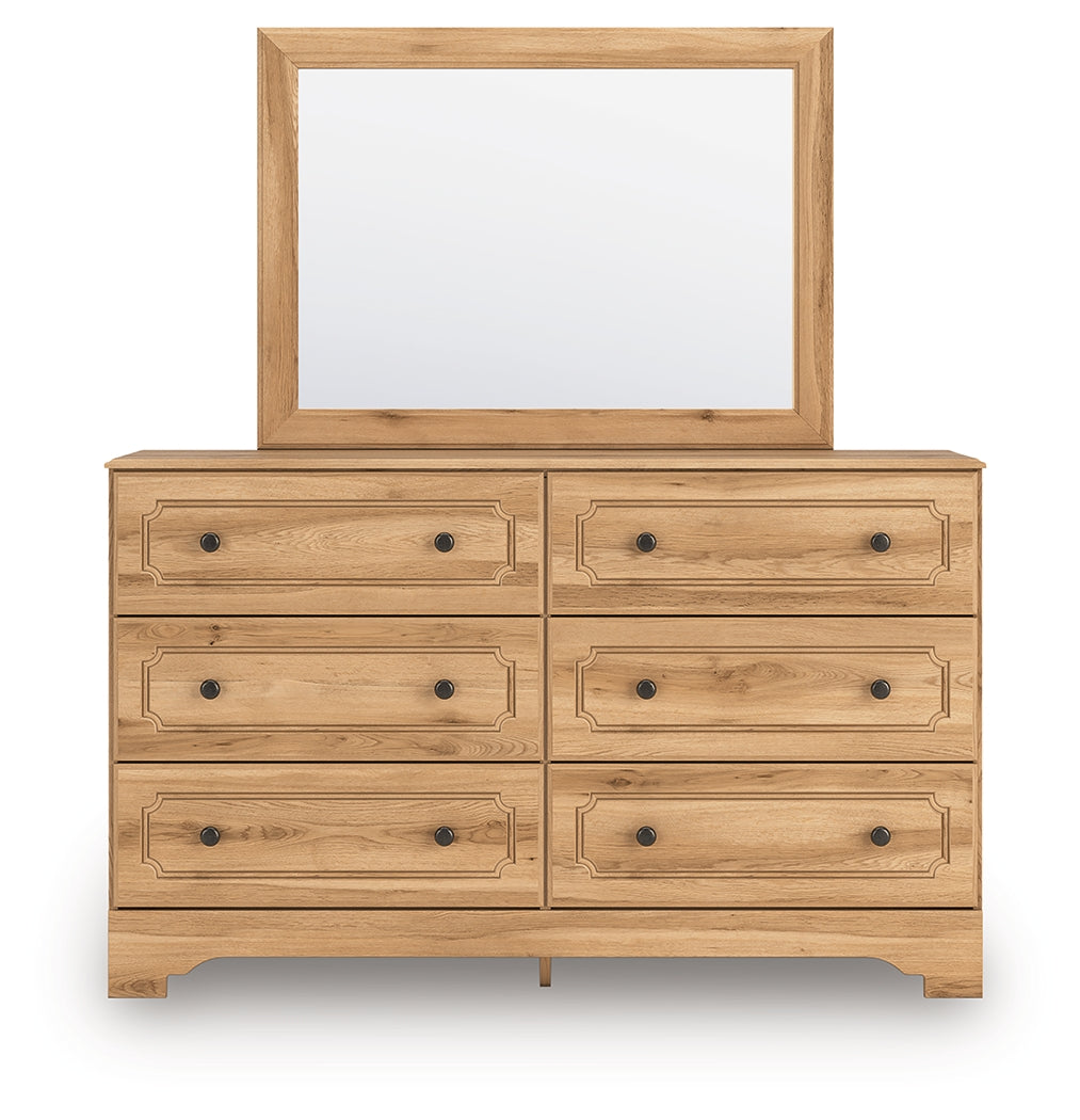 Best Deals Furniture - Ashley Furniture - Aleaport Full Panel Bed, Dresser and Mirror - Full Panel Bed, Dresser and Mirror - PCB1075B6