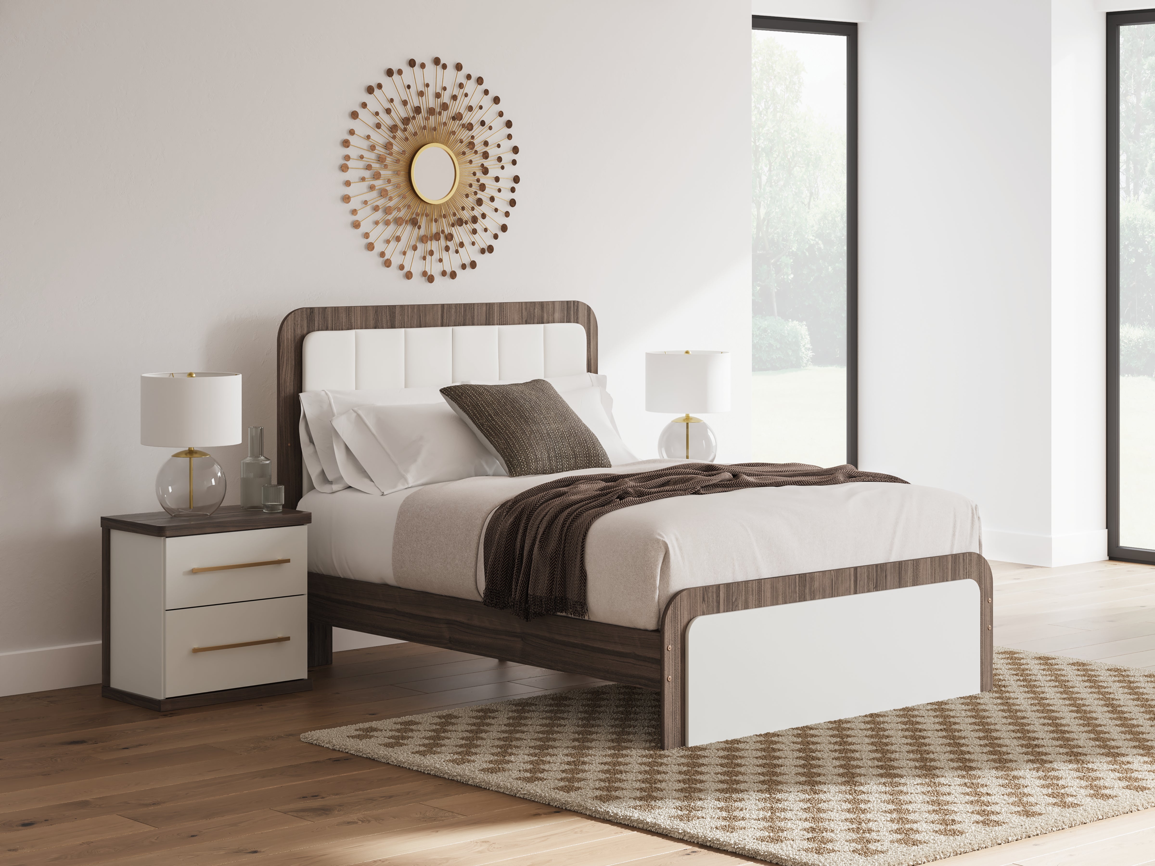Best Deals Furniture - Ashley Furniture - Kendanport Queen Upholstered Bed - Queen Upholstered Bed - PCB1108B7