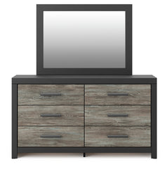 Broachmyn Full Panel Bed, Dresser and Mirror