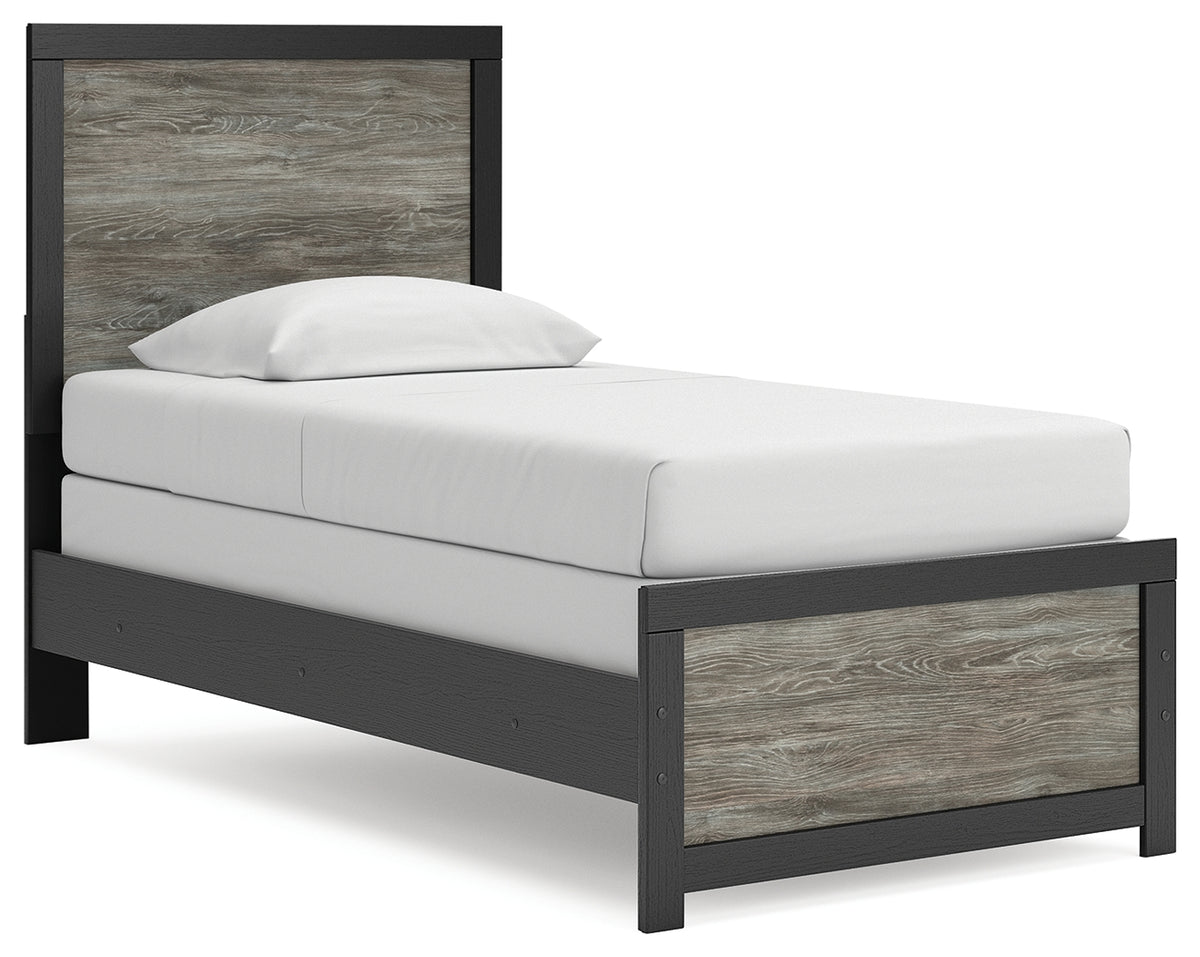 Best Deals Furniture - Ashley Furniture - Broachmyn Twin Panel Bed - Twin Panel Bed - PCB1118B8