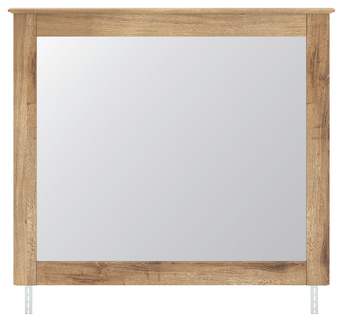 Best Deals Furniture - Ashley Furniture - Makidern Bedroom Mirror - Bedroom Mirror / Tan - PCB1170-36