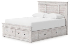 Makidern Queen Panel Storage Bed