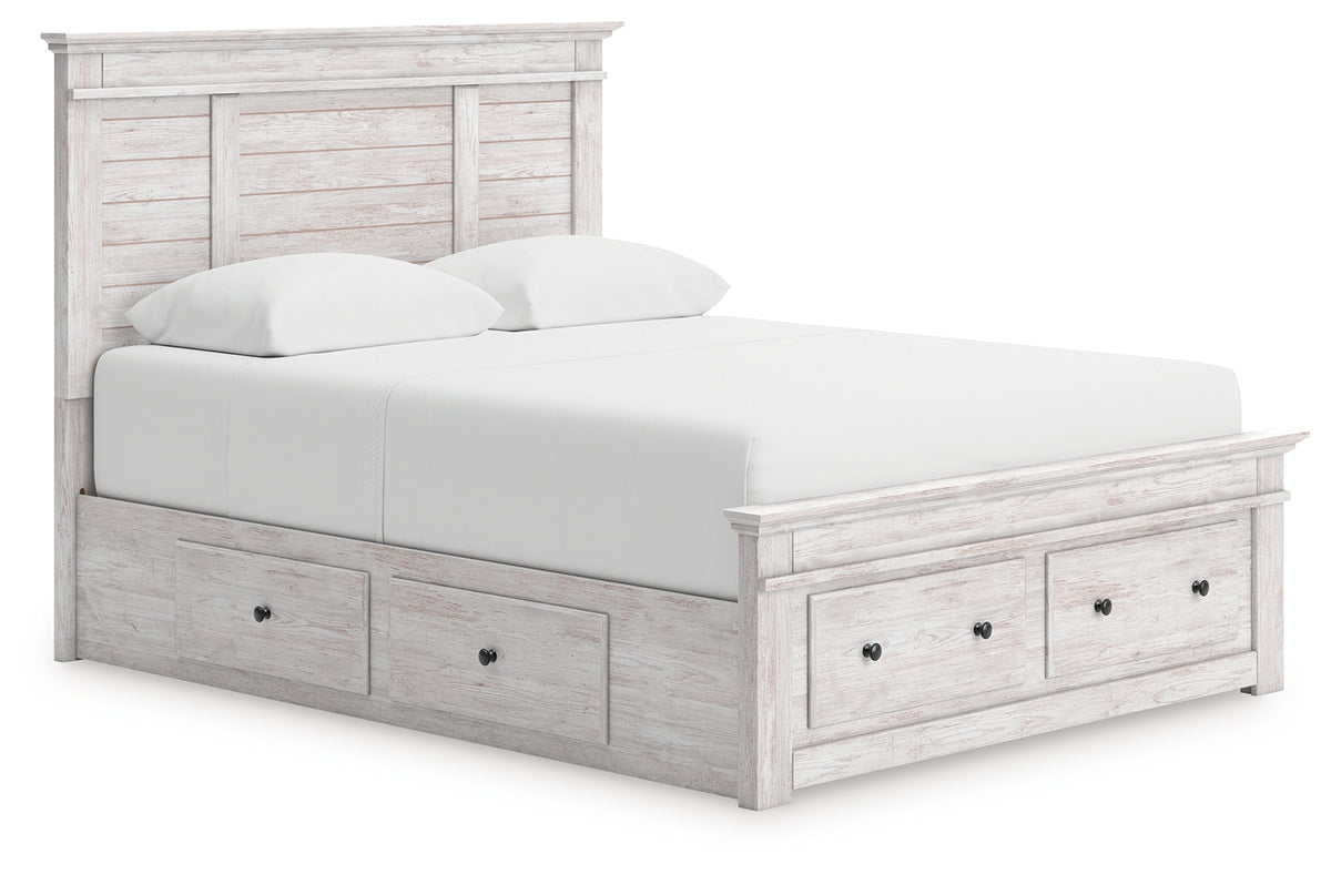 Best Deals Furniture - Ashley Furniture - Makidern Queen Panel Storage Bed - Queen Panel Storage Bed - PCB1171B10